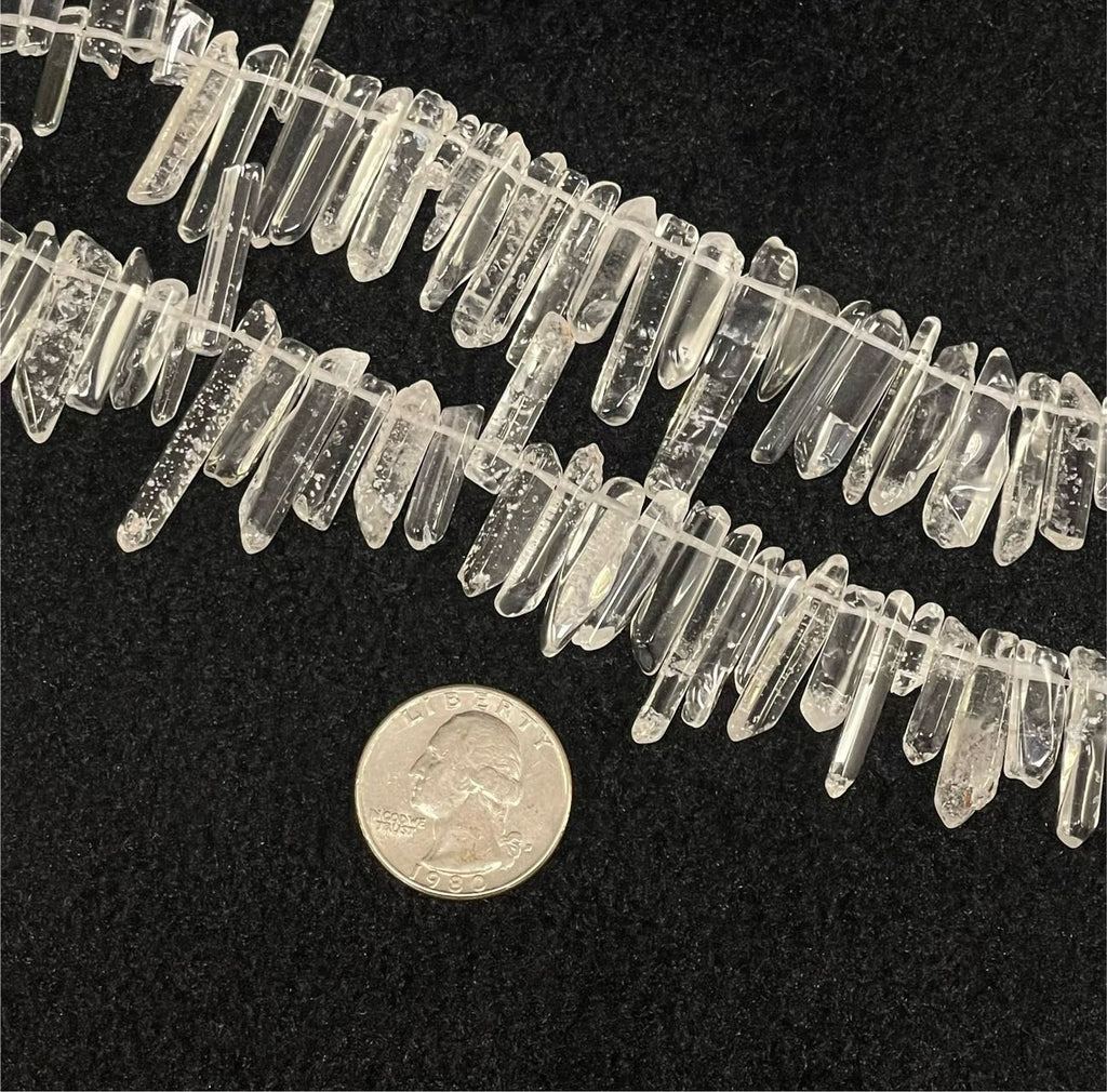 Crystal Quartz Points Strands-1